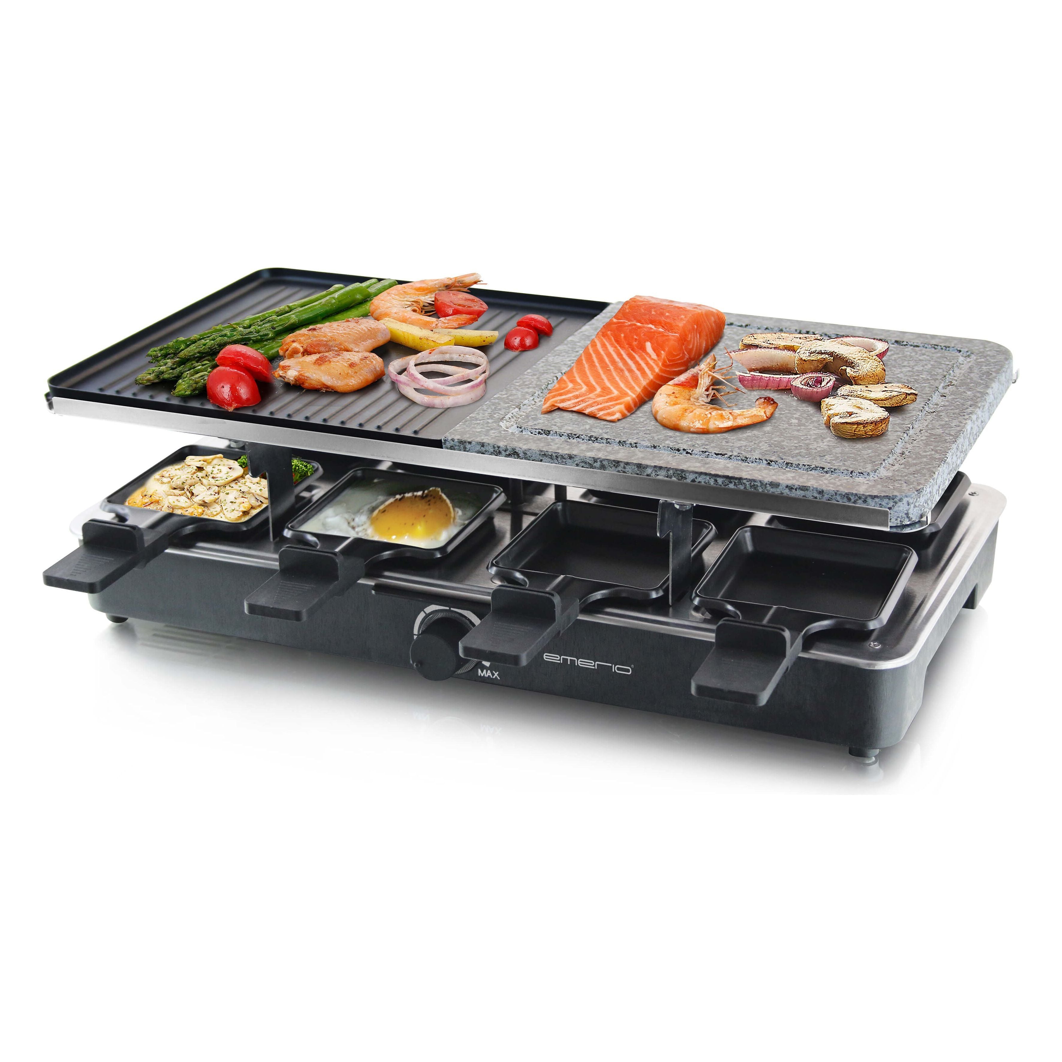 Emerio RG-110035 Raclette/Grill Svart