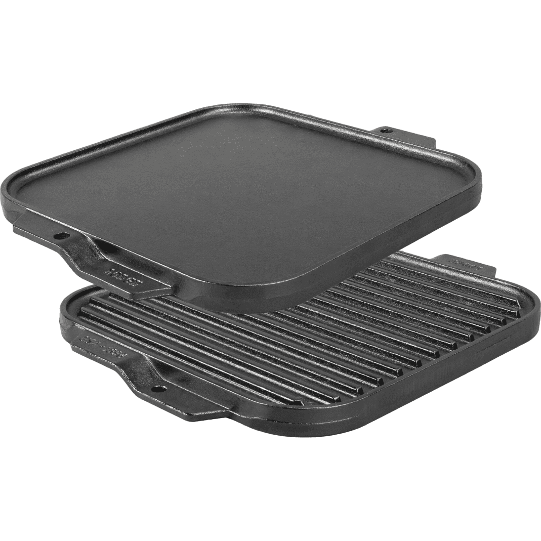 Lodge Grillplatta/Stekplatta Vändbar Gjutjärn 27 cm