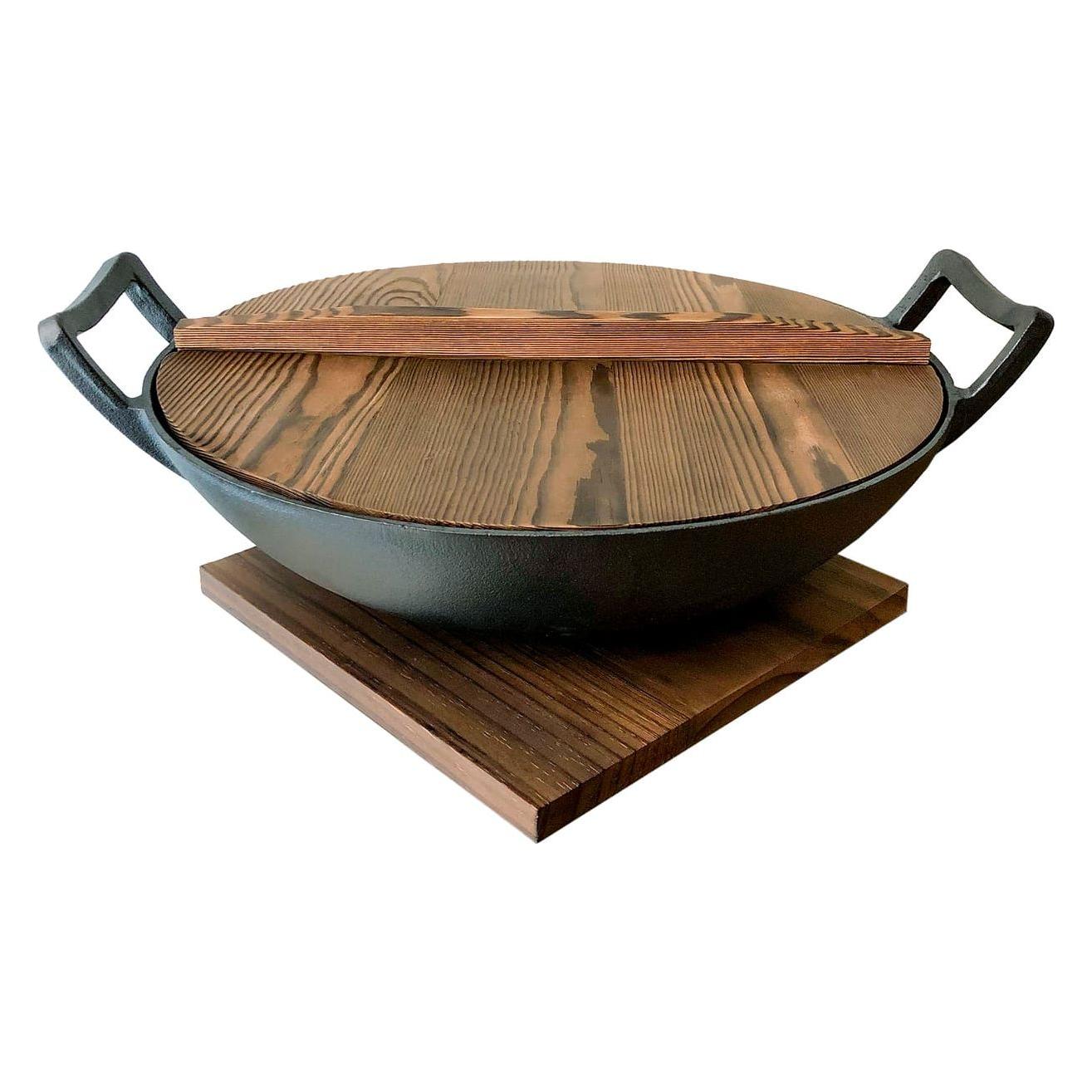 Satake Wok Gjutjärn 36 cm