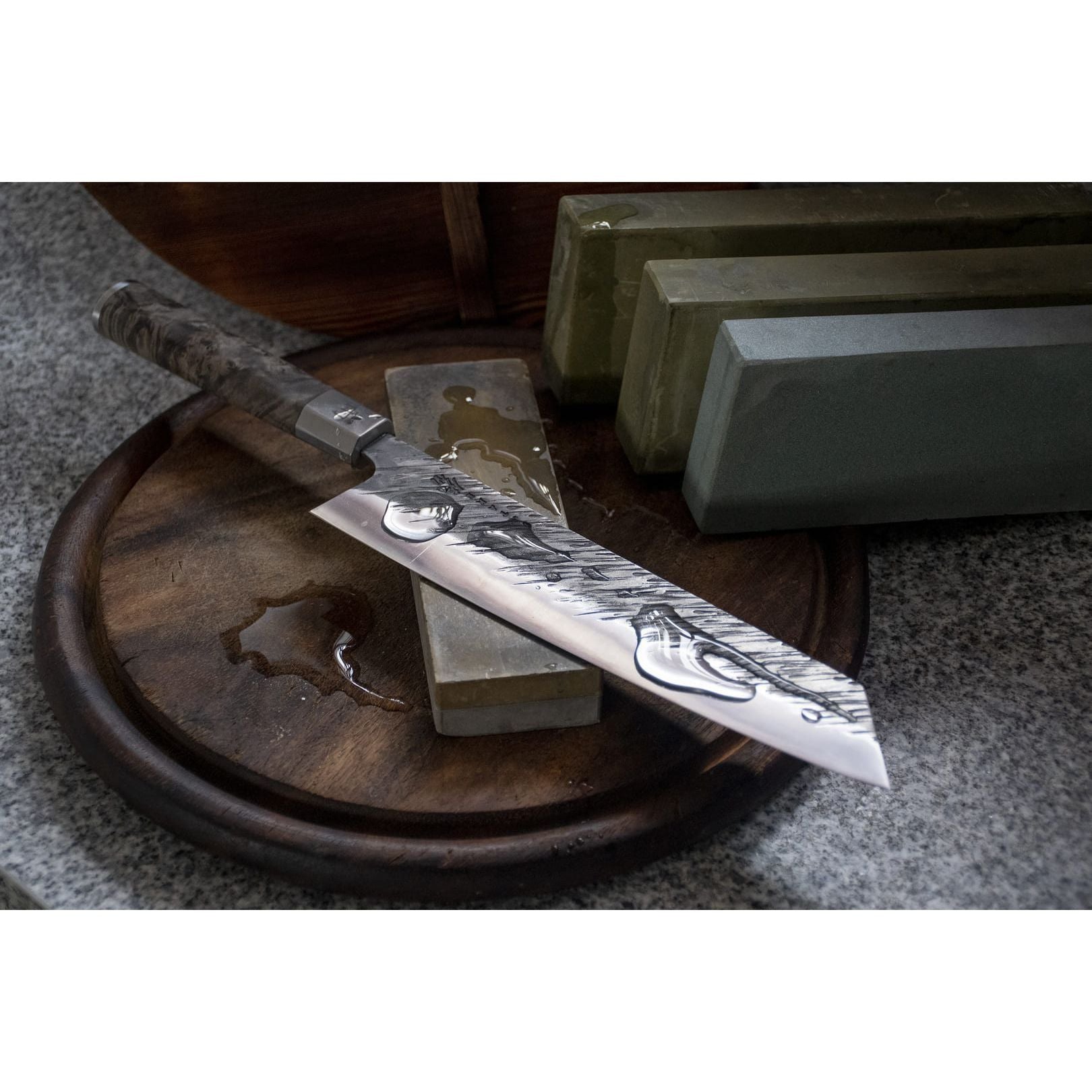 Satake Ame Kiritsuke Kockkniv 23 cm