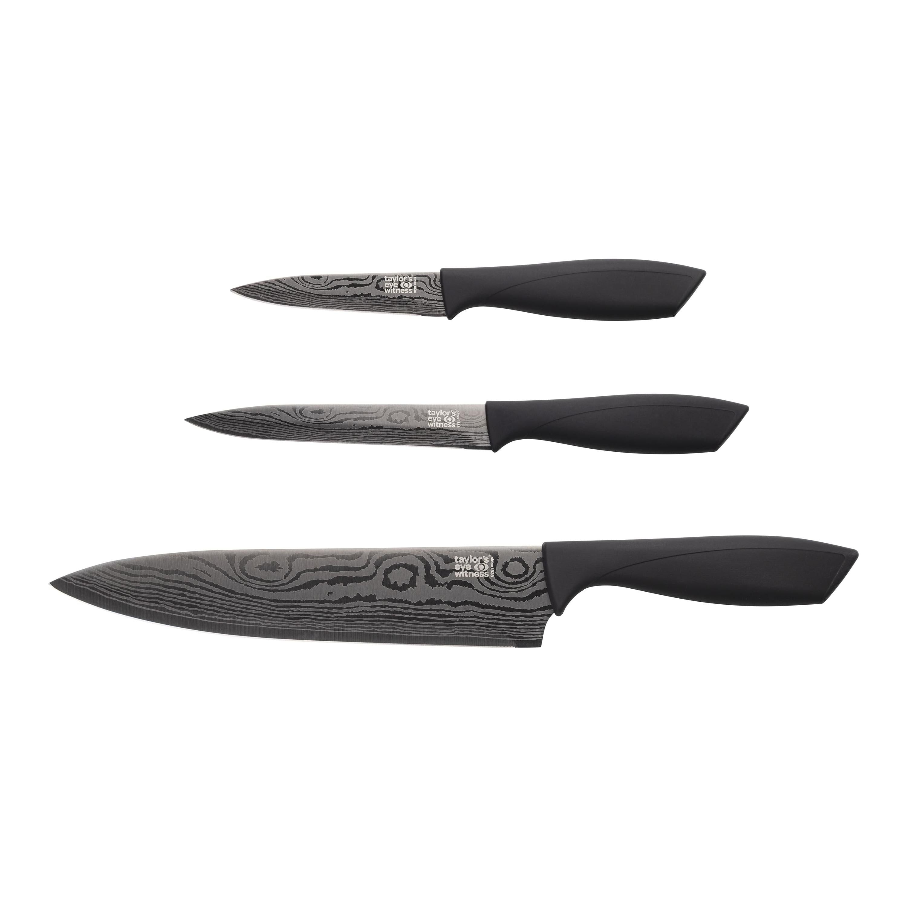 Taylor's Eye Witness Knivset Damaskus Titanium Black