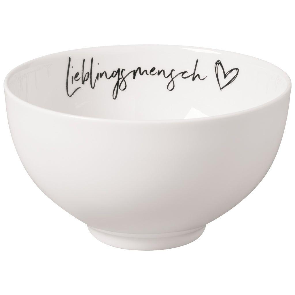 Villeroy & Boch Statement Skål Lieblingsmensch 470 ml