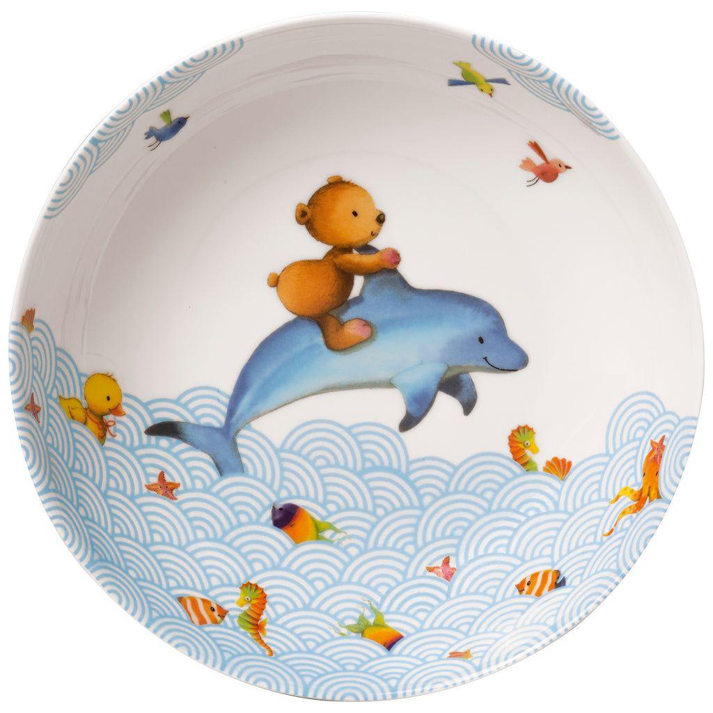 Villeroy & Boch Happy as a Bear Barn djup tallrik 187 mm