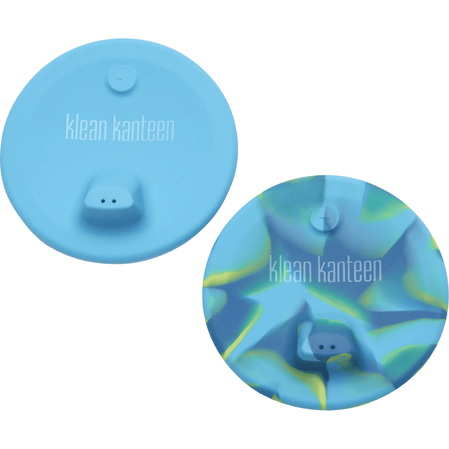 Klean Kanteen Kid Cup Sippy Lid 2-Pack Blue Tie Dye