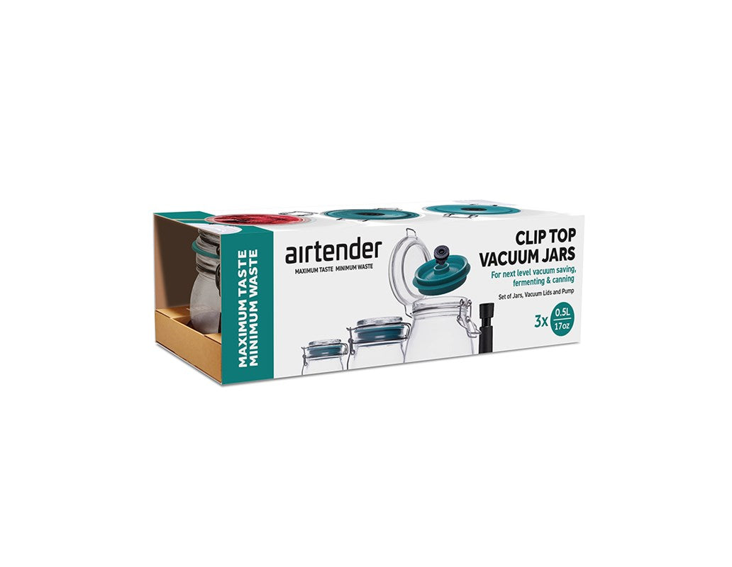 Airtender vakuumförslutare burkar 3st 0.5L