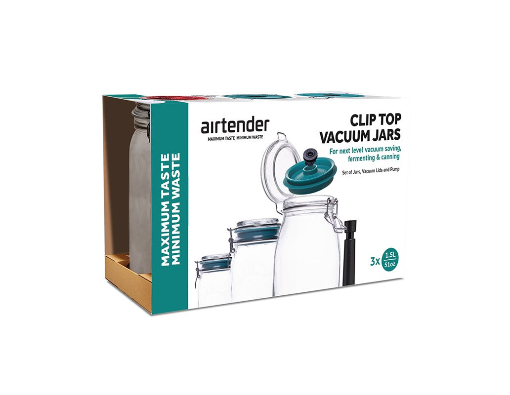 Airtender vakuumförslutare burkar 3st 1.5L