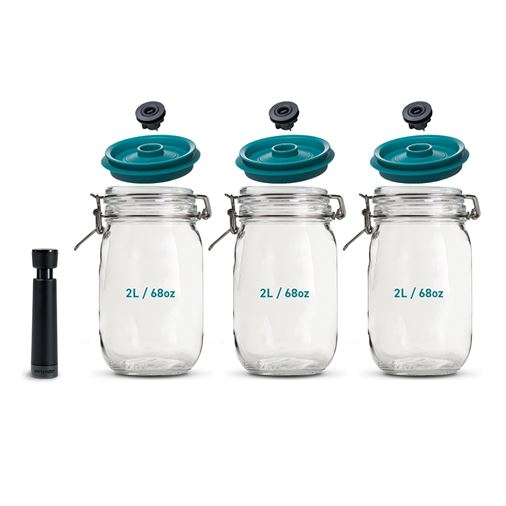 Airtender vakuumförslutare burkar 3st 2L