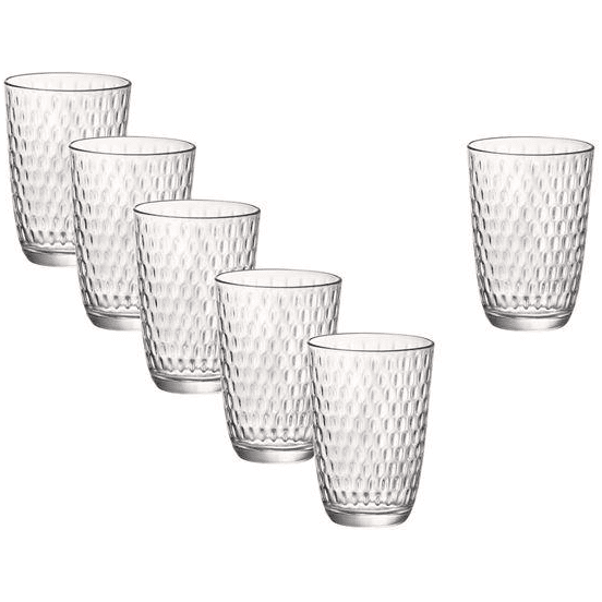 Modern House Aqua Vattenglas 6-Pack 39 cl