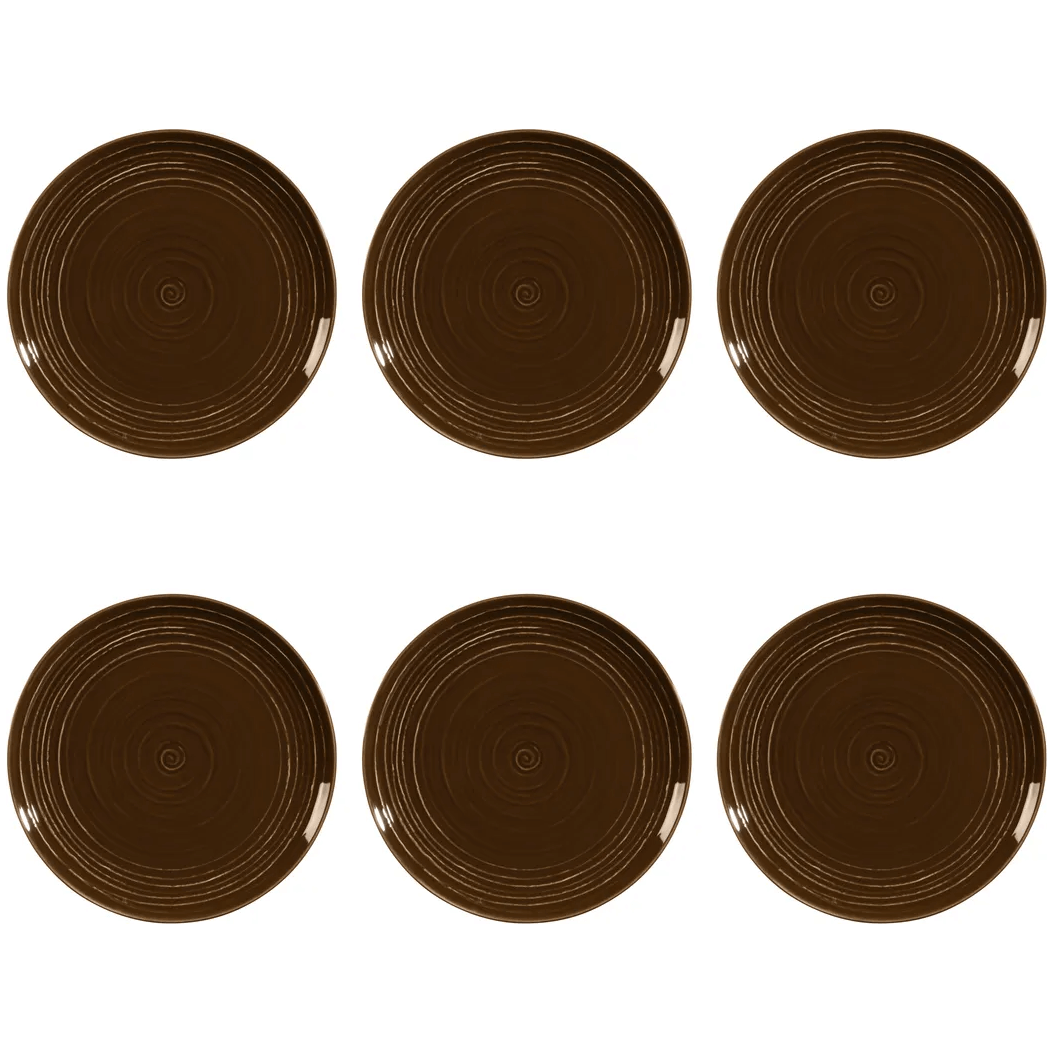 Seltmann Weiden Terra Tallrik Earth Brun Ø22,7 cm 6-pack