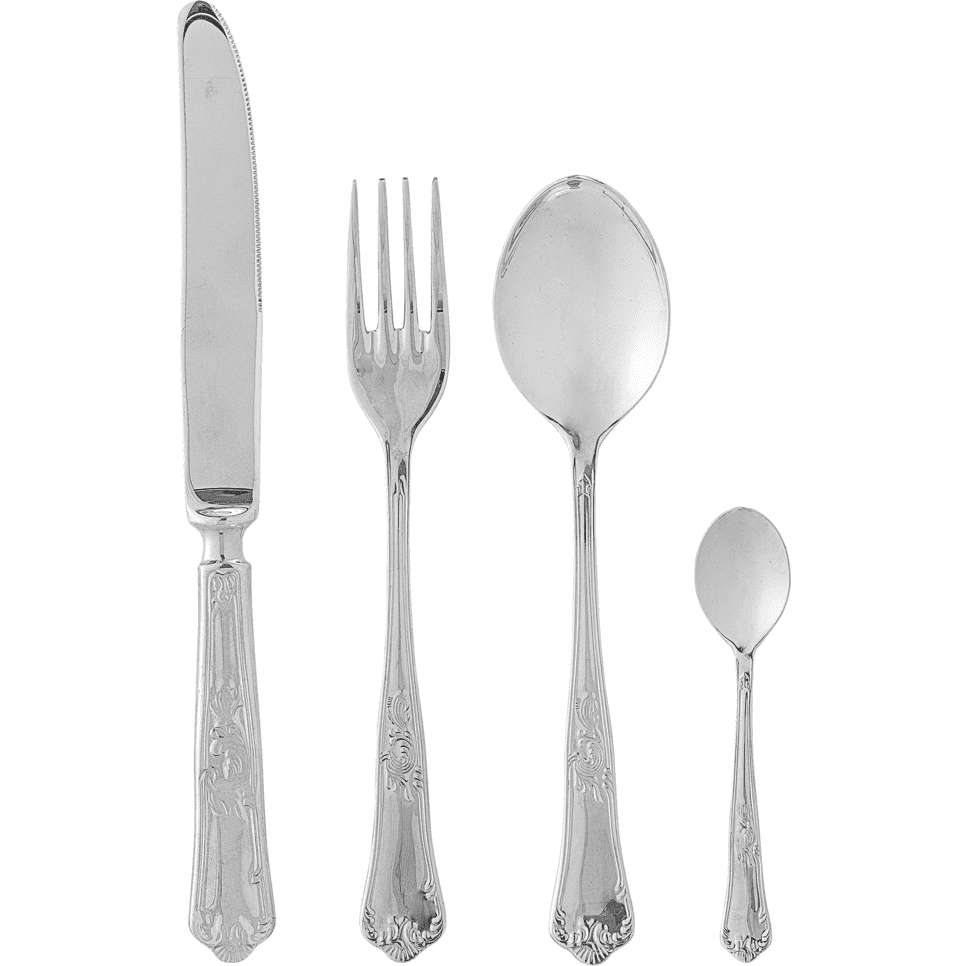 Bloomingville Creative Collection Tilly Bestick Silver Rostfritt Stål 4 st