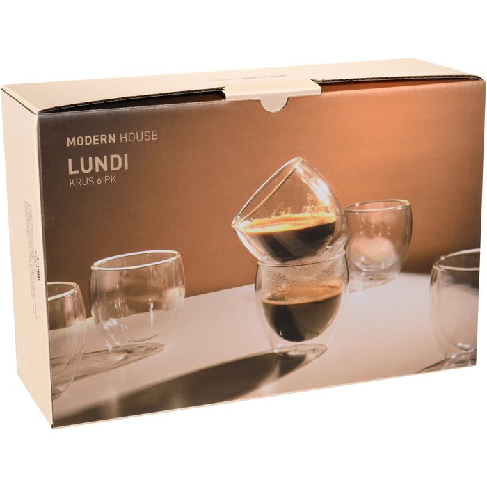 Modern House Lundi Muggar 6-pack  25 cl