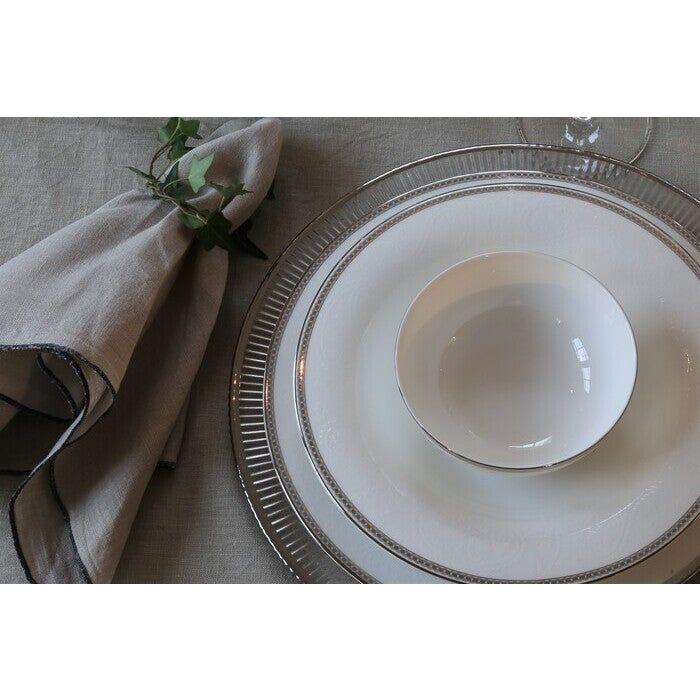 Royal Porcelain - Silver Paisley - Pasta Tallrik