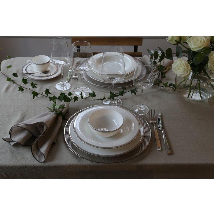 Royal Porcelain - Silver Paisley - Pasta Tallrik