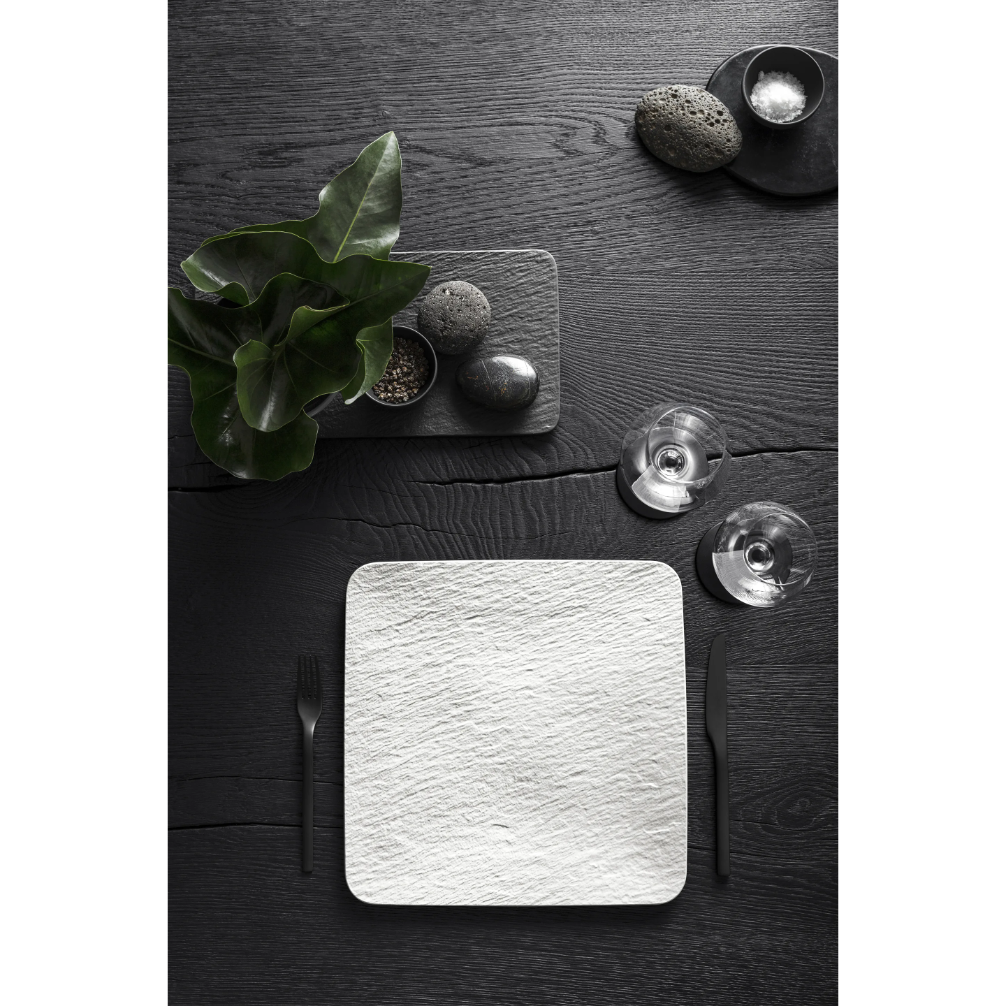 Villeroy & Boch Manufacture Rock Tallrik 32x32 cm