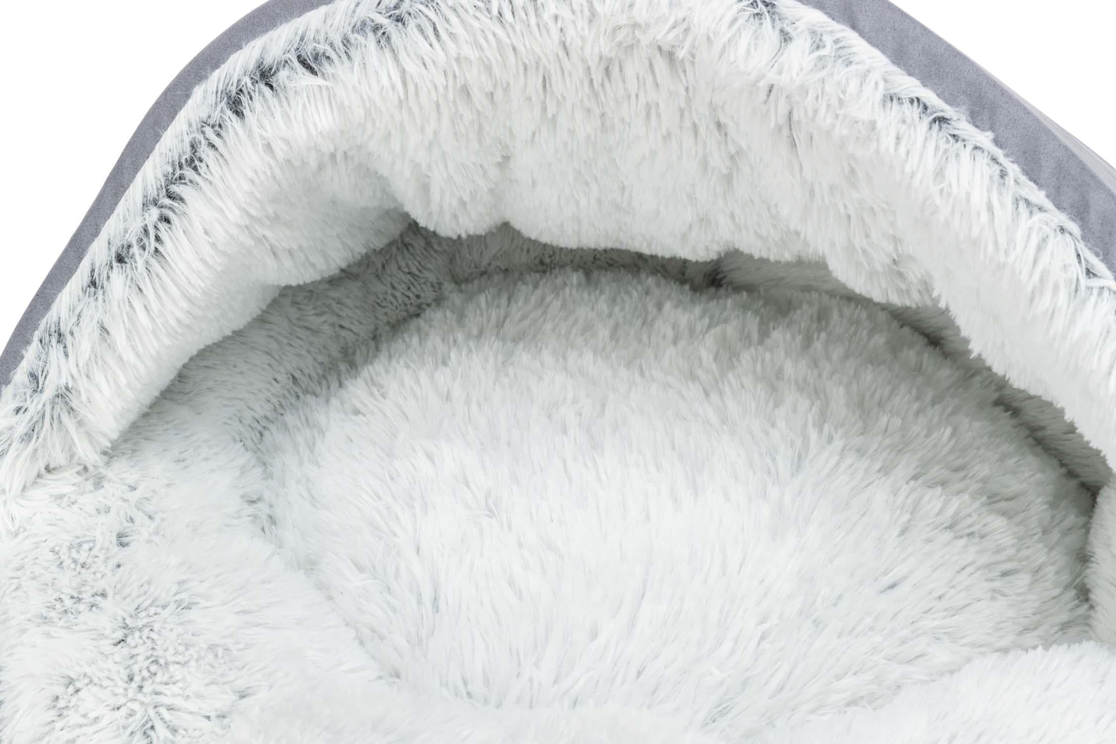 Harvey igloo, ø 70 cm, grå/vit-svart