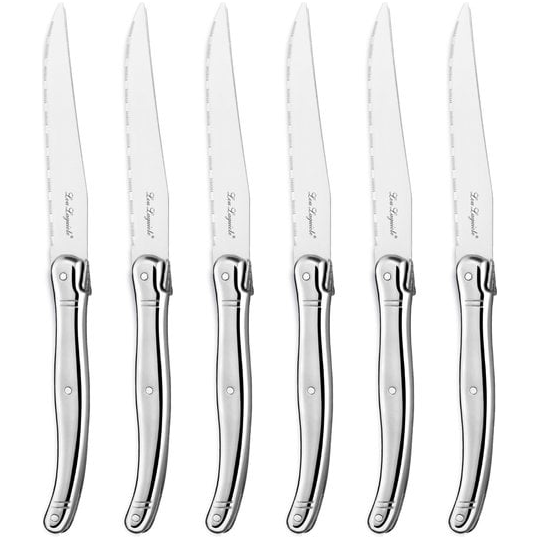 Laguiole Grillknivar I Träblock 6-pack