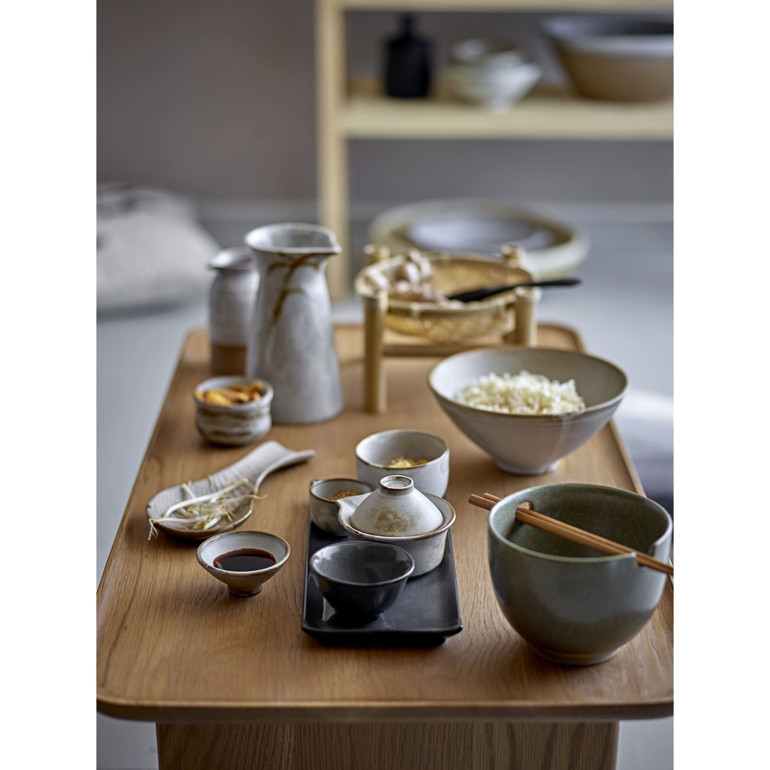 Bloomingville Masami Sushiset Vit Stengods 5 st