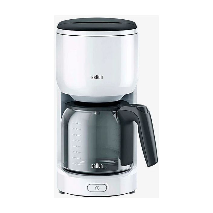 Braun Kaffebryggare KF3100WH PurEase 10 Koppar 1000W