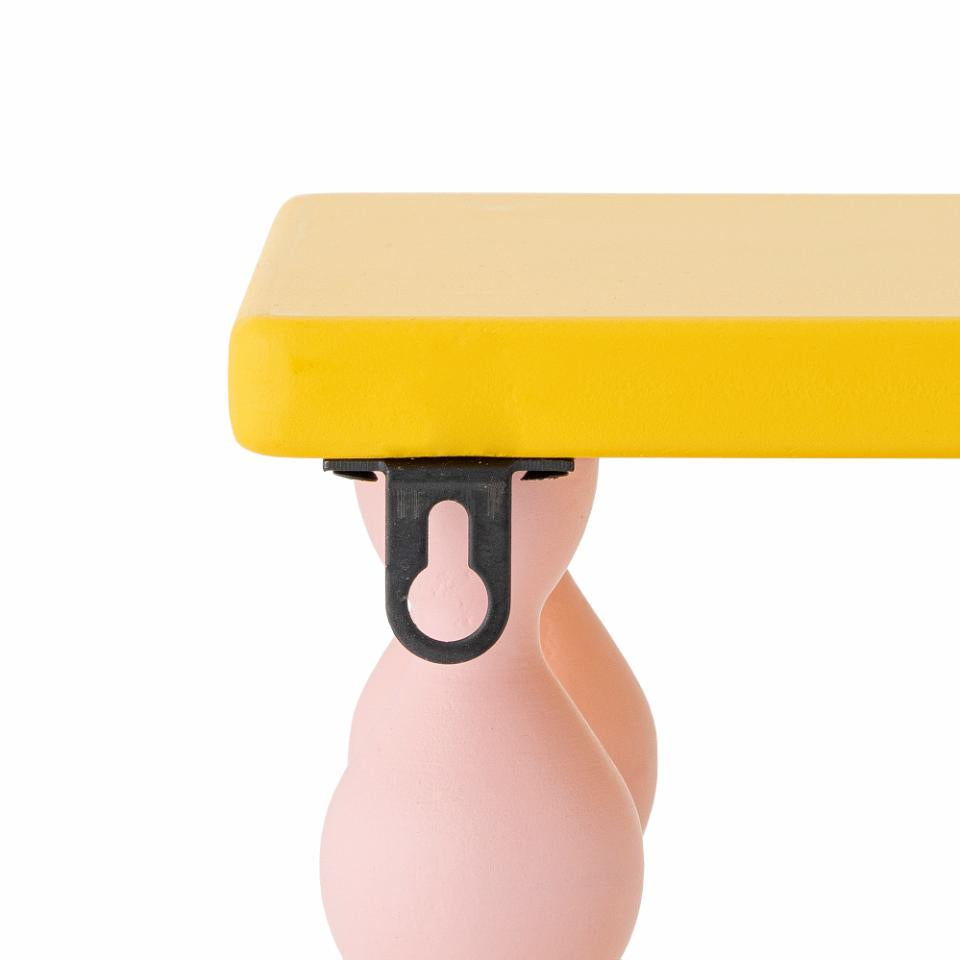 Bloomingville Bibiola hylla 60x21,5 cm Gul