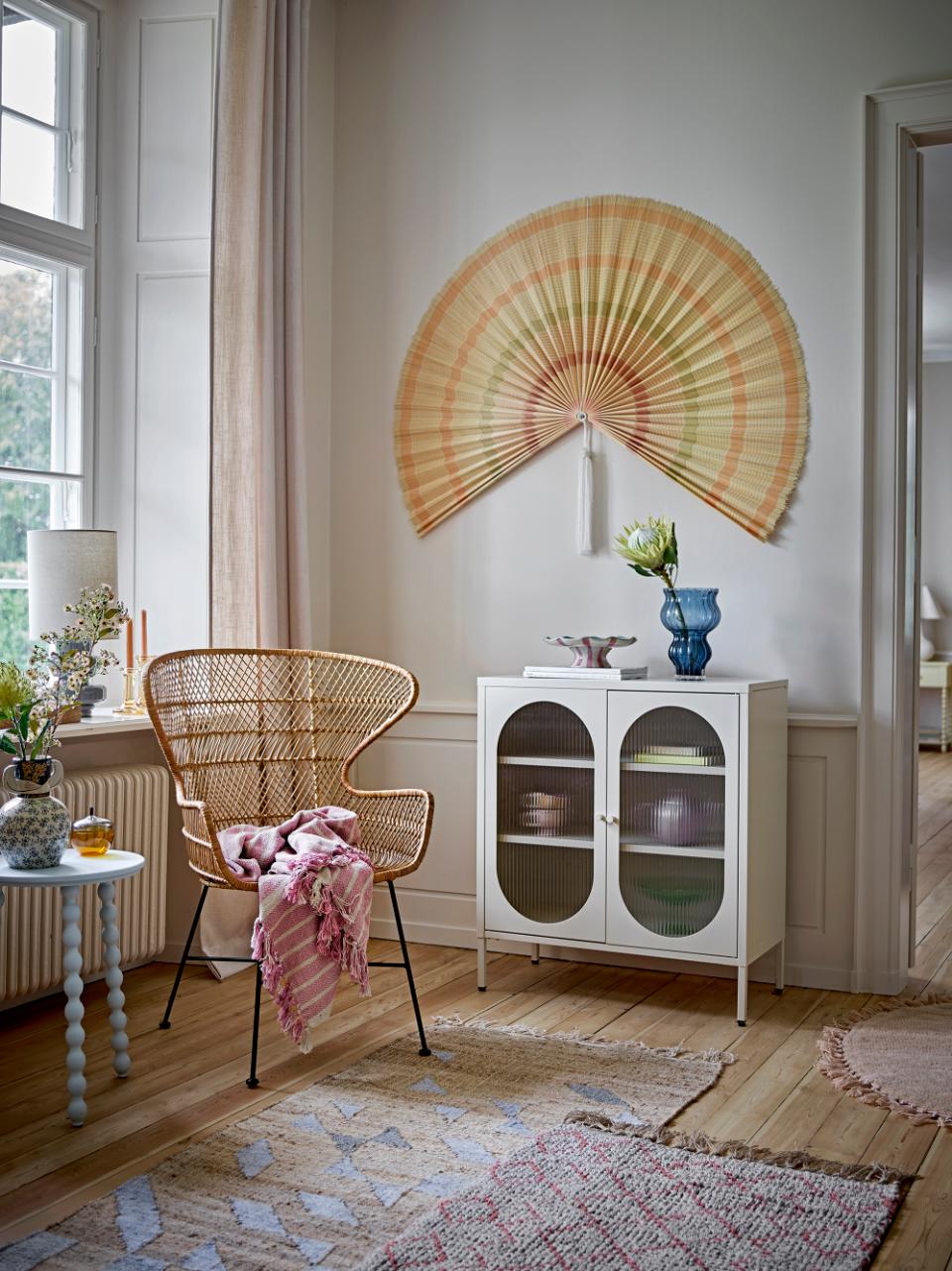 Bloomingville Salvo skåp 80x40x90 cm Nature, metall