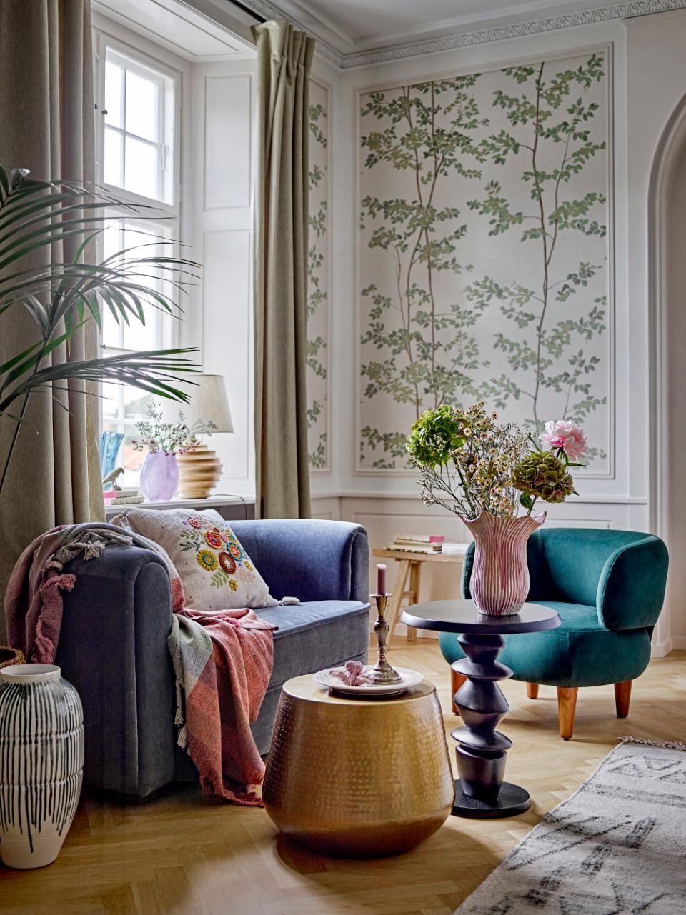 Bloomingville Ruperta Lounge-fåtölj Grön