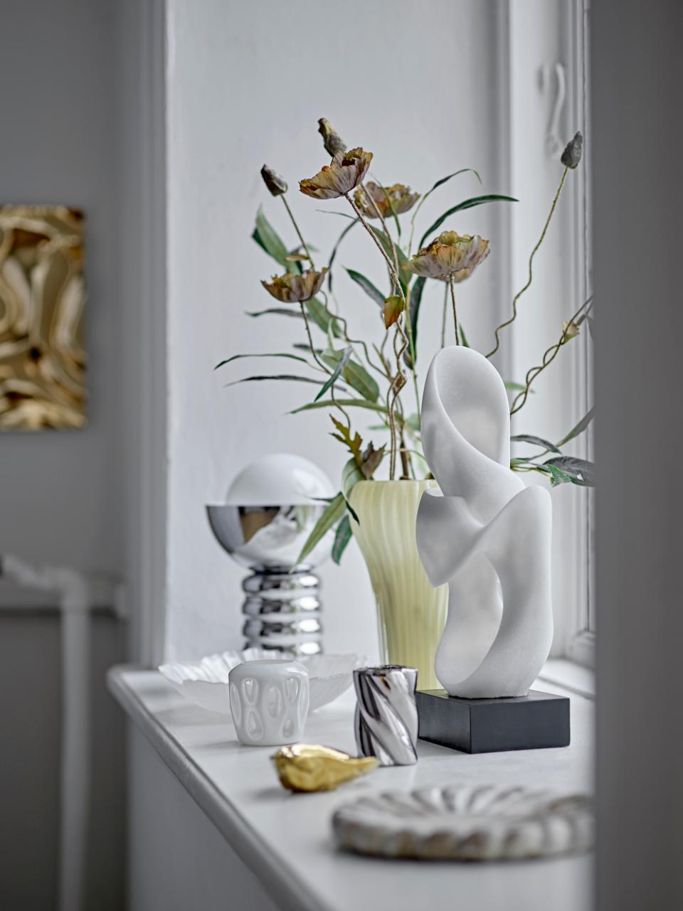 Bloomingville Spike bordslampa 32 cm Silver