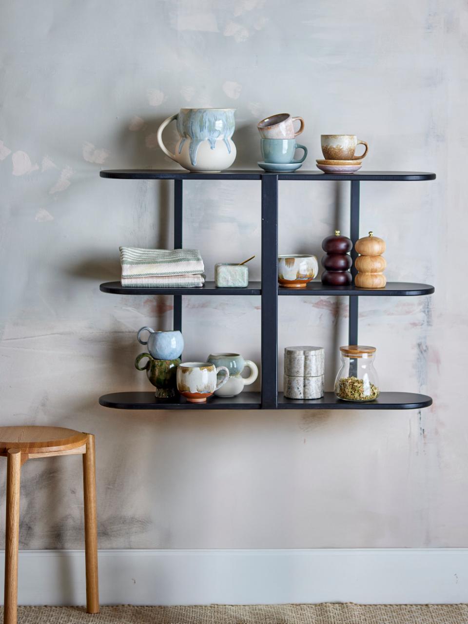 Bloomingville Vicente Hylla Black 80x56