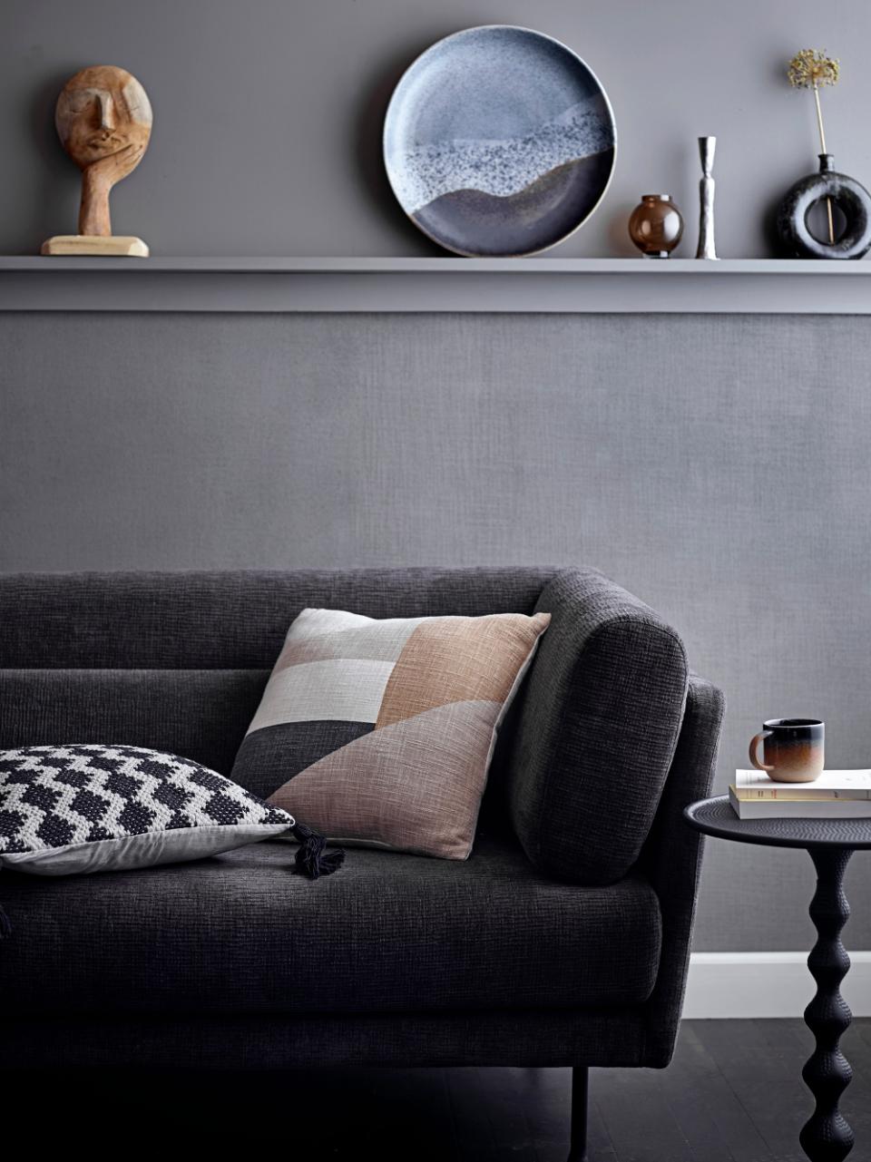 Bloomingville Sidobord Anka, Diameter 38 cm Svart