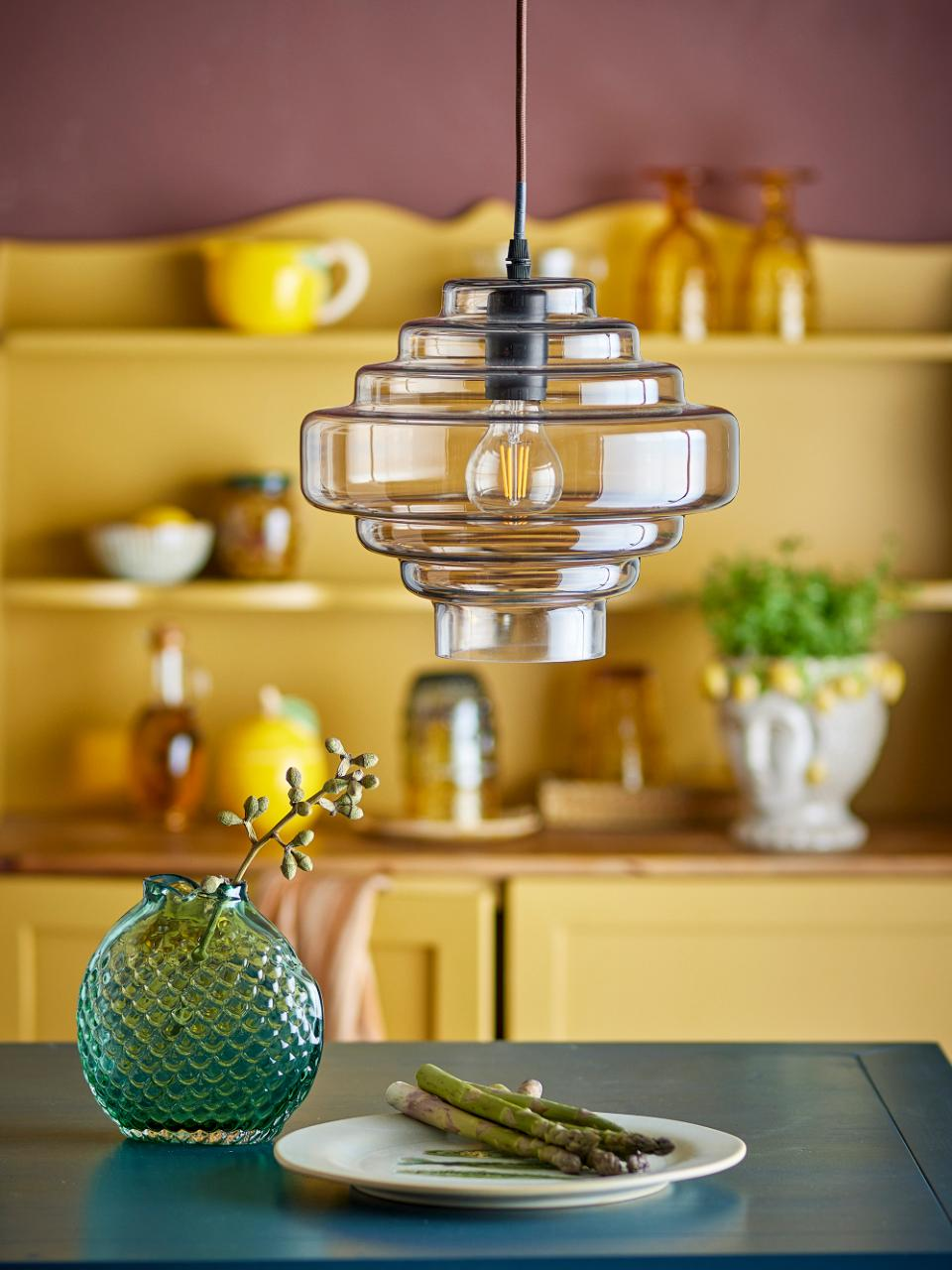 Bloomingville Ilua taklampa Brun