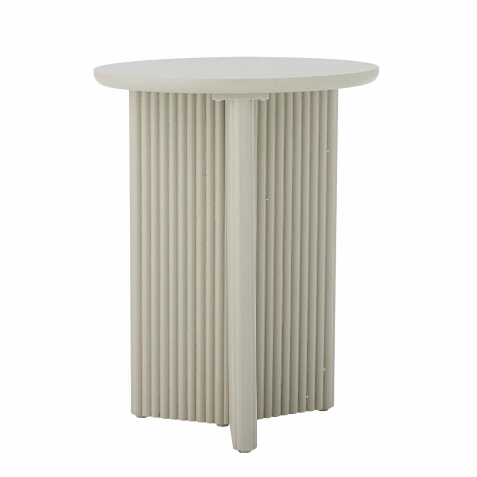 Bloomingville Edith sidobord Ø40 cm Vit