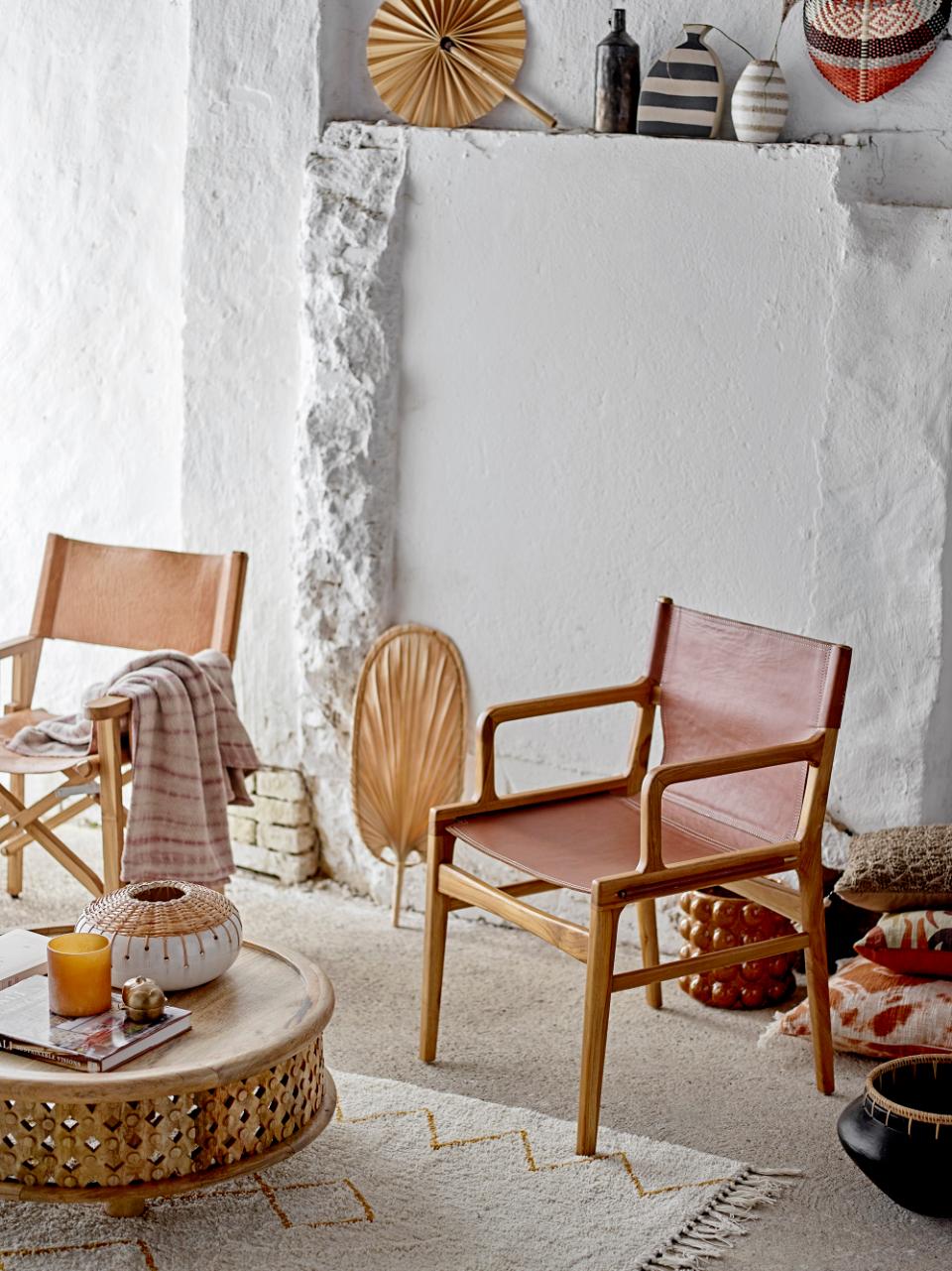 Bloomingville Loungefåtölj Ollie Brun