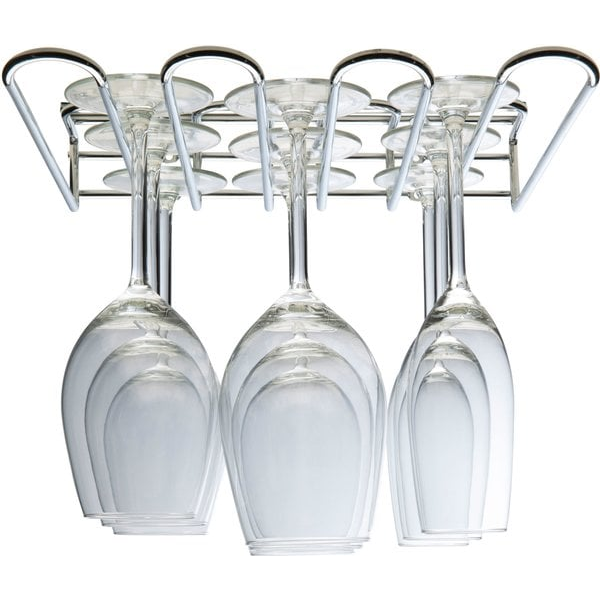 Hippie de Luxe Glass Hanger 3 Rows Chrome