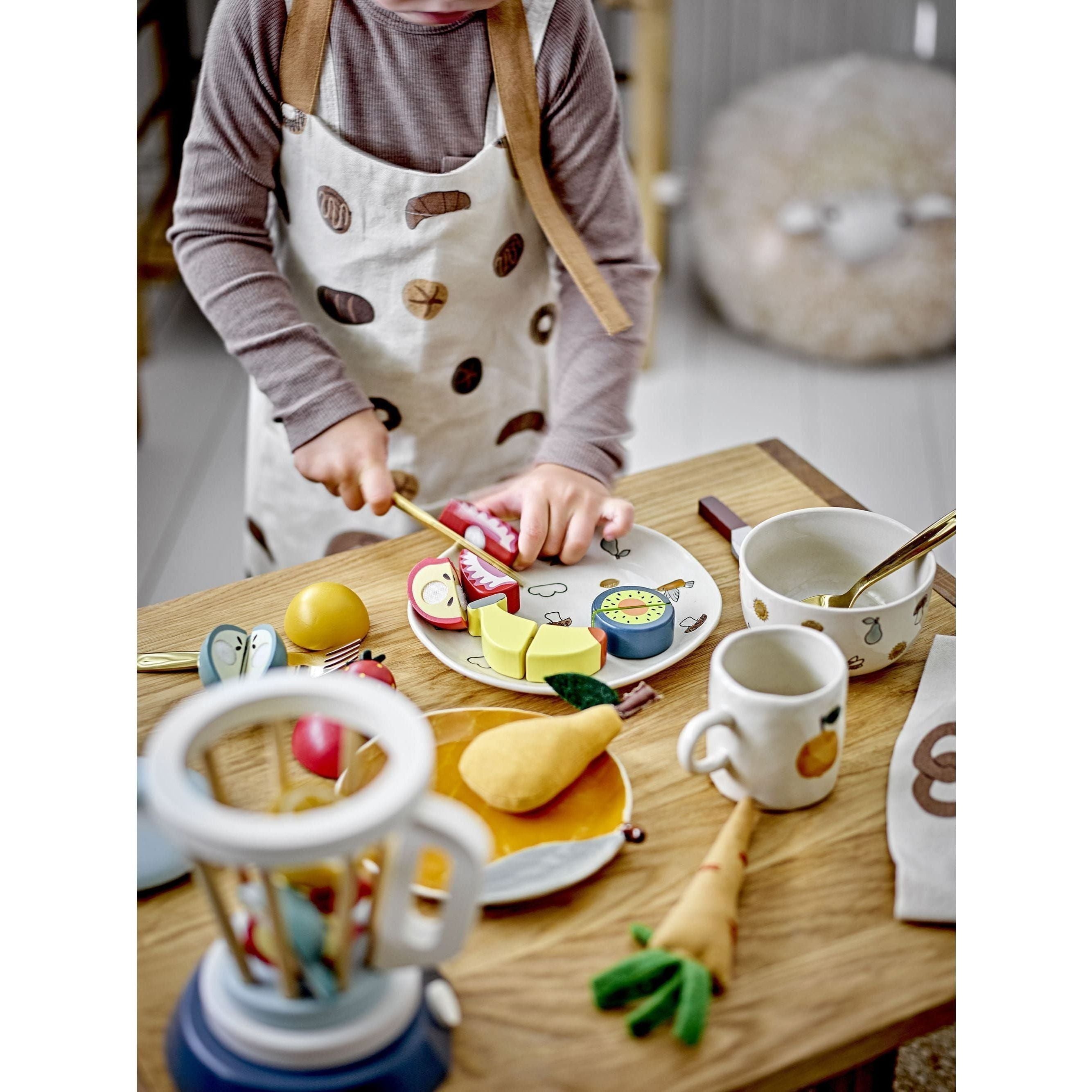 Bloomingville Mini Agnes-servis Vit Stengods