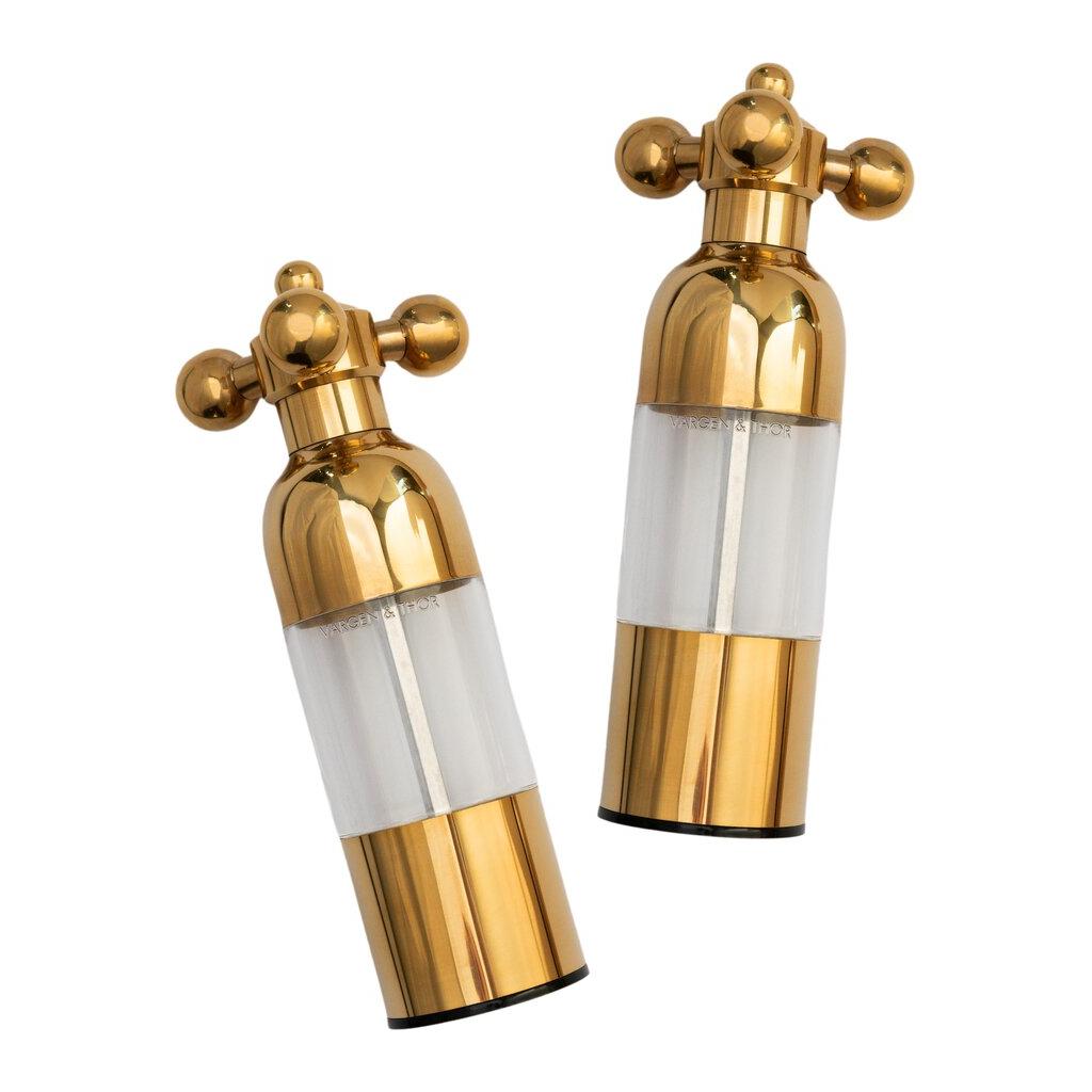 Vargen & Thor Axia Salt- & Pepparkvarn 18 cm 2-pack Guld