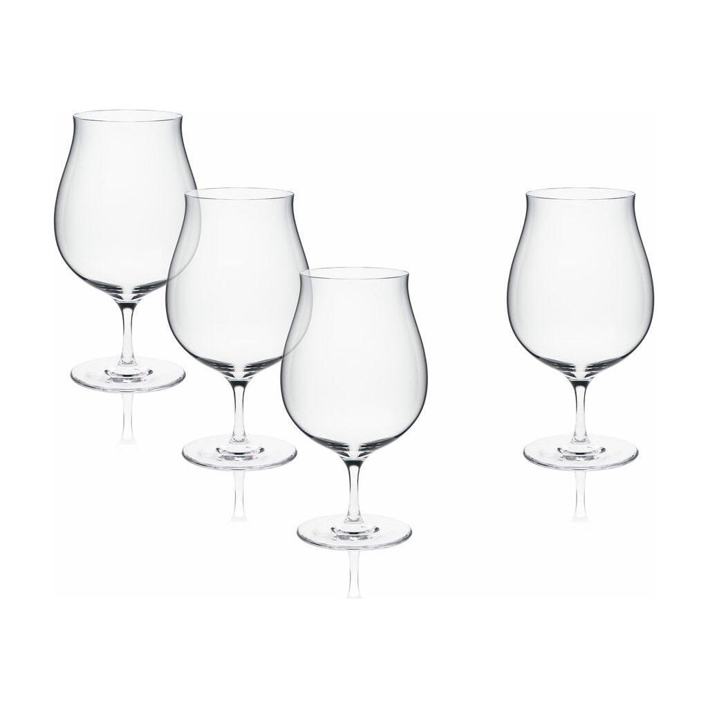 Modern House Night Event Ölglas 4-pack 54 cl Klar