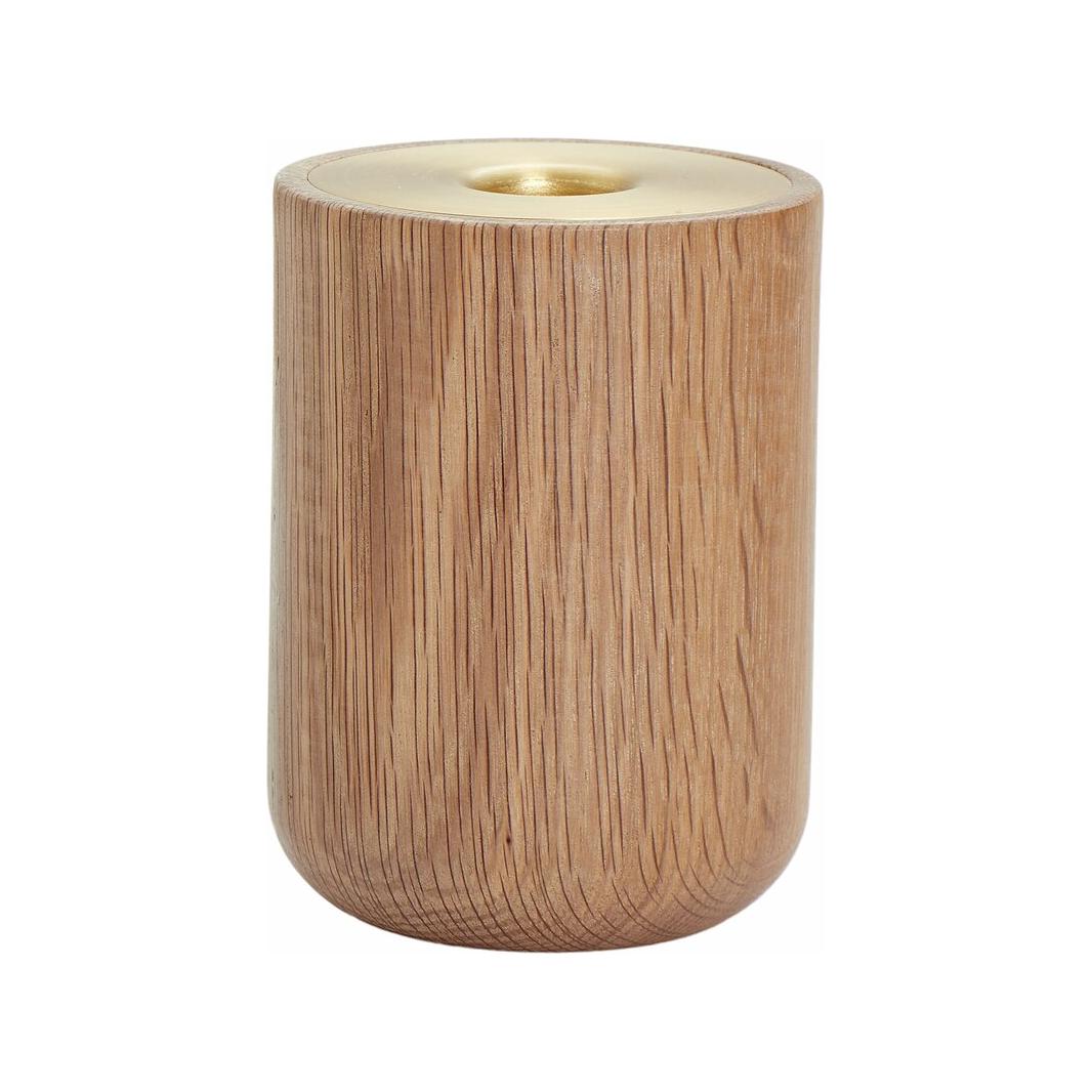 Andersen Furniture Oak Nordic candle holder Large H11xØ8 cm