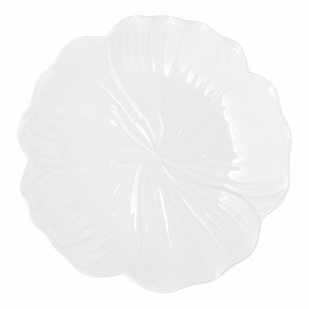 Stiernholm Flora tallrik 25 cm vit