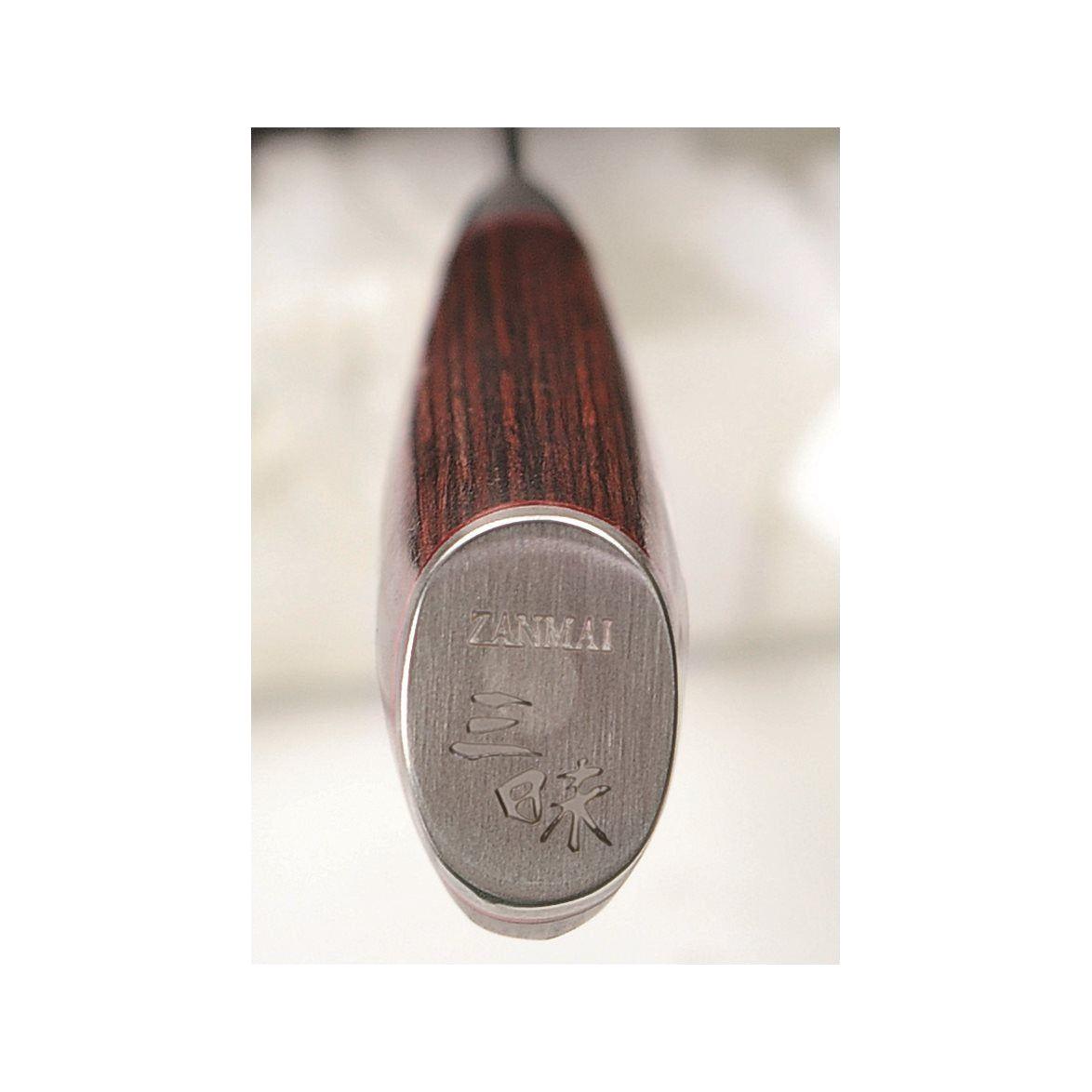 Mcusta Zanmai Flame Damascus Petty 11 cm