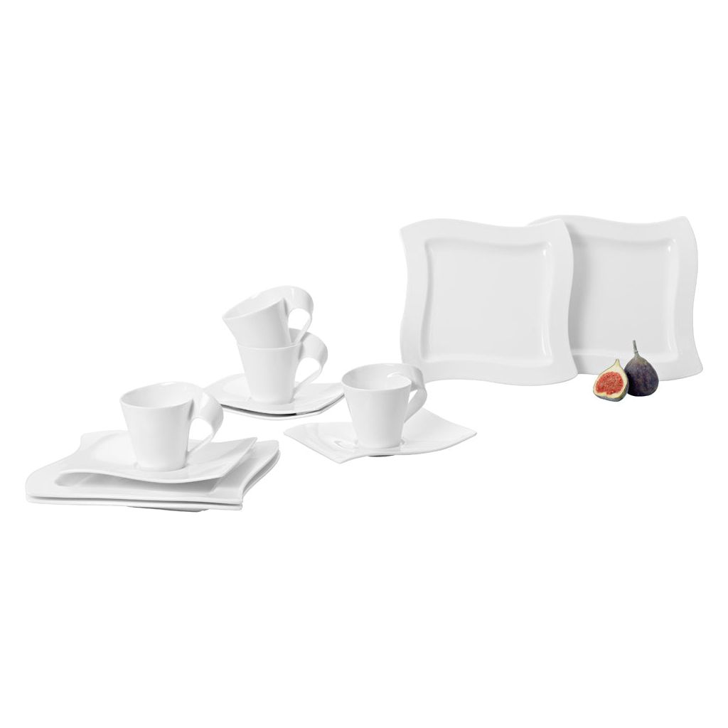 Villeroy & Boch NewWave Kaffeset 12 delar.