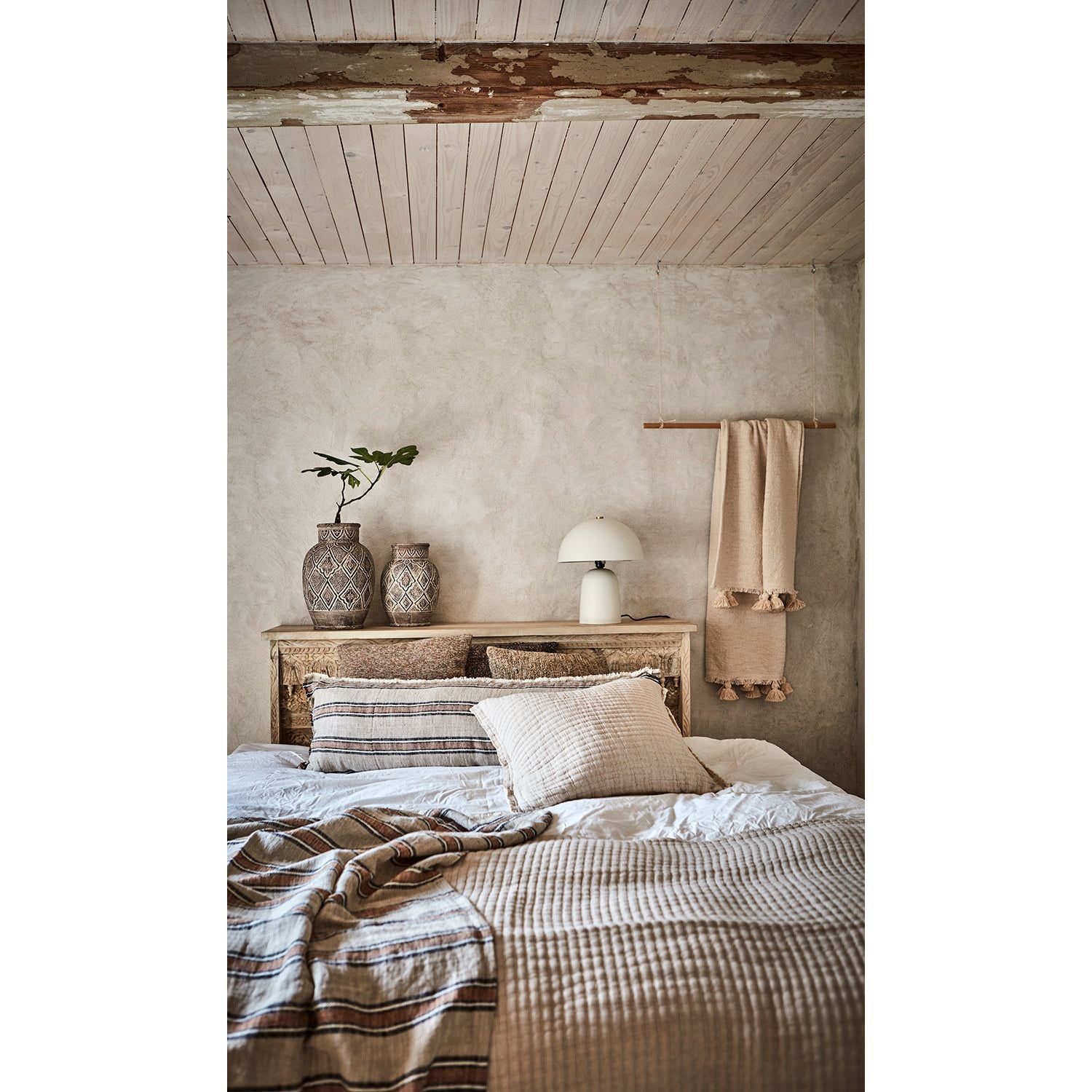 Affari of Sweden FUNGI Bordslampa M, Vit