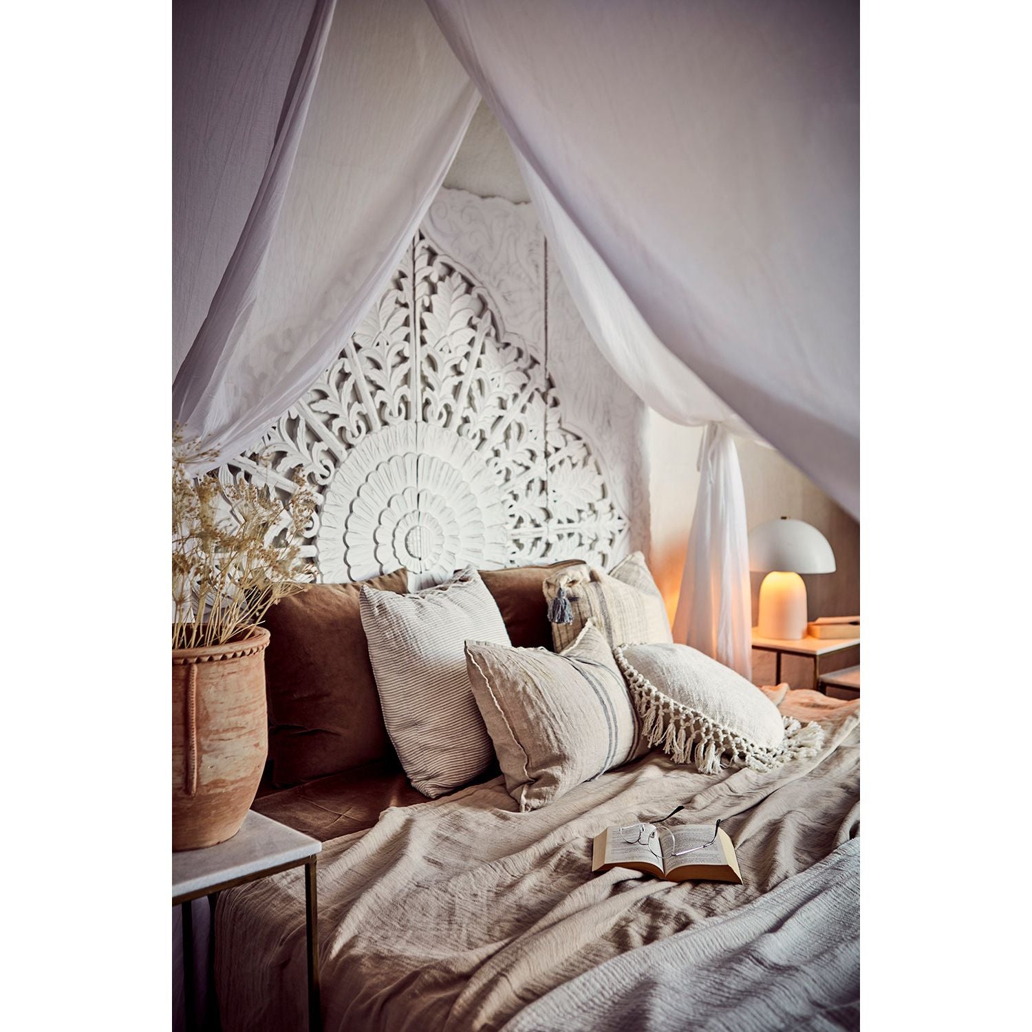 Affari of Sweden FUNGI Bordslampa M, Vit