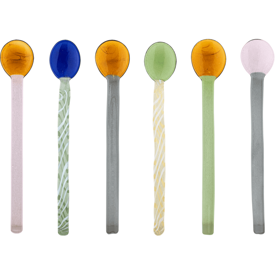 Bloomingville Takao Sked Grön Glas 6 Pack