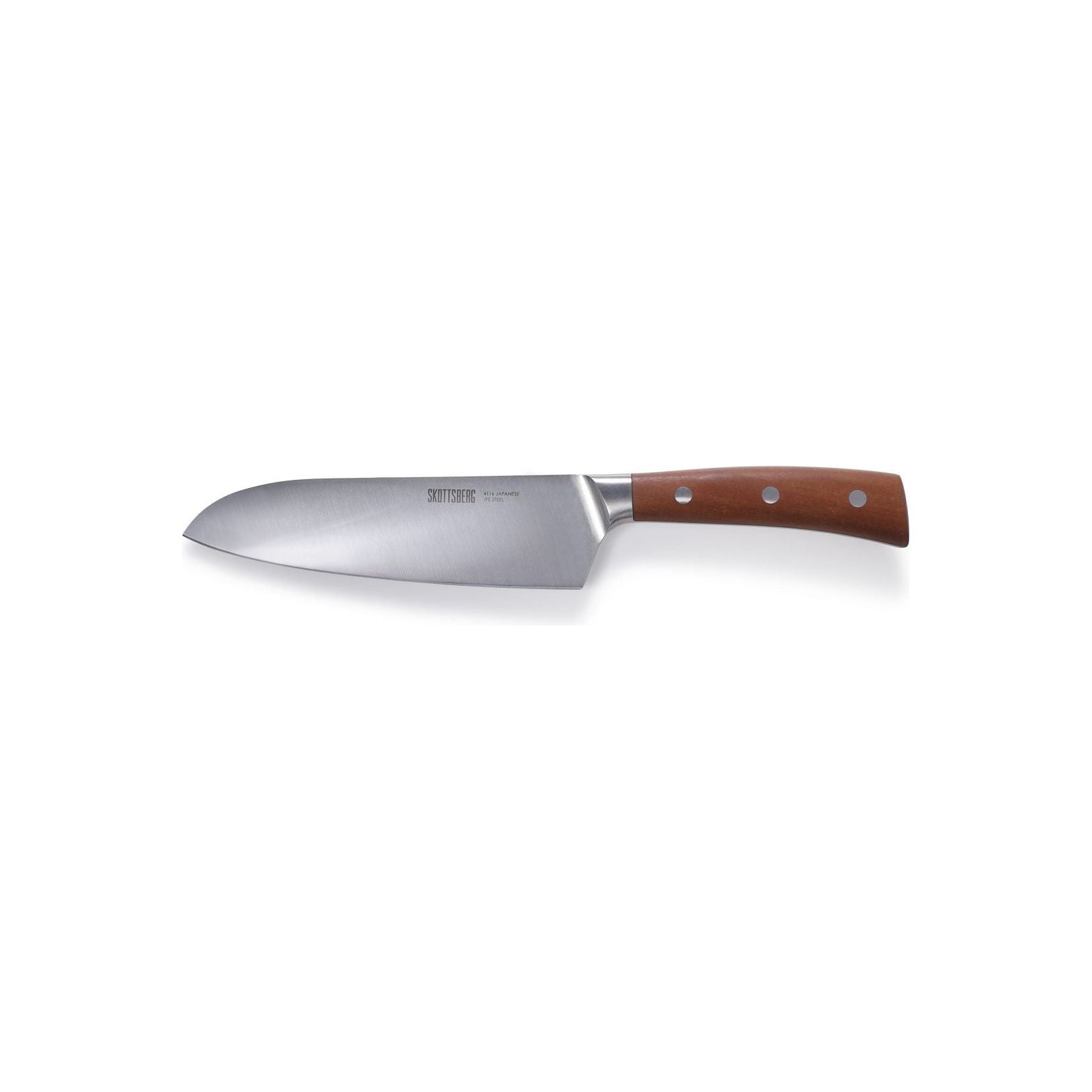 Skottsberg Santoku Kniv Silver Trä 15 cm