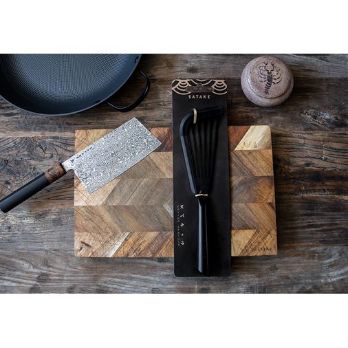 Satake Black, Stekspade med silikonkant