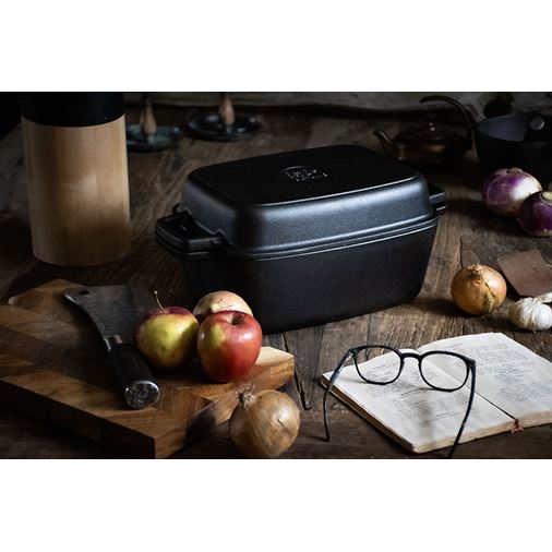 Satake Gjutjärnsgryta rektangulär