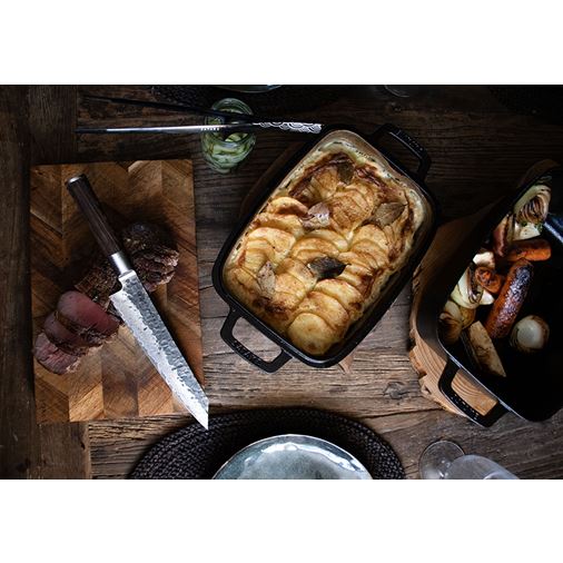 Satake Gjutjärnsgryta rektangulär