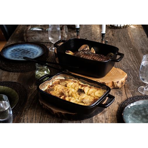 Satake Gjutjärnsgryta rektangulär