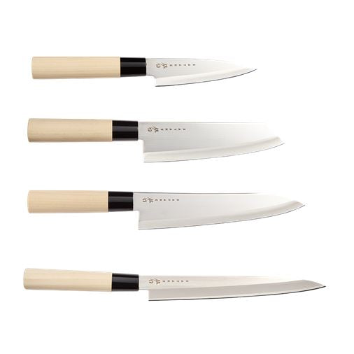 Satake Houcho Knivset i Balsabox