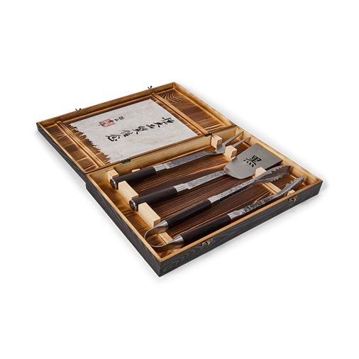 Satake Kuro Exklusivt 3-dels BBQ set