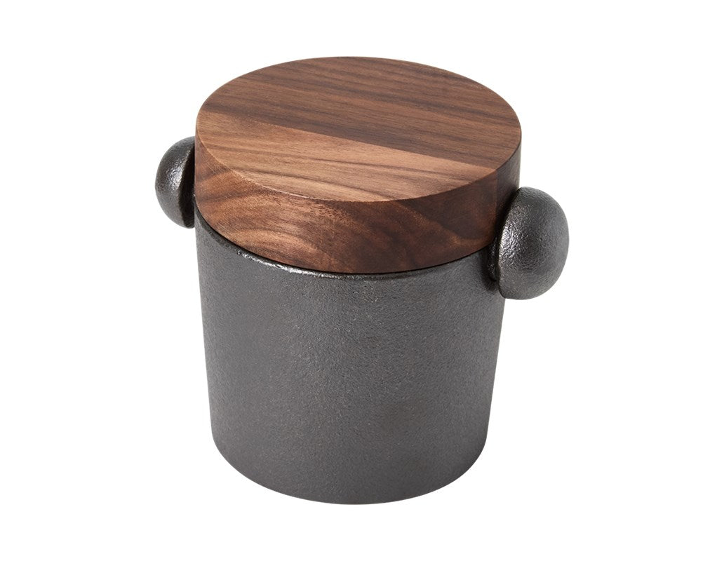 Satake Mortel i gjutjärn och Valnöt